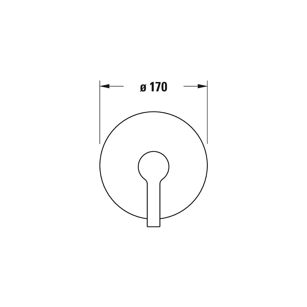 Duravit B.2 Einhebel-Brausemischer Unterputz, Anzahl Verbraucher 1, Chrom, 24,5l/... DURAVIT-B24210010010 7612158495381 (Abb. 4)