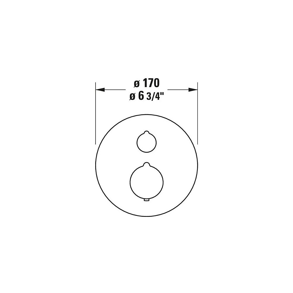 Duravit C.1 Einhebel-Wannenmischer Unterputz, 2 Verbraucher, Chrom, Sicherungsk. ... DURAVIT-C15210018010 7612158492311 (Abb. 4)