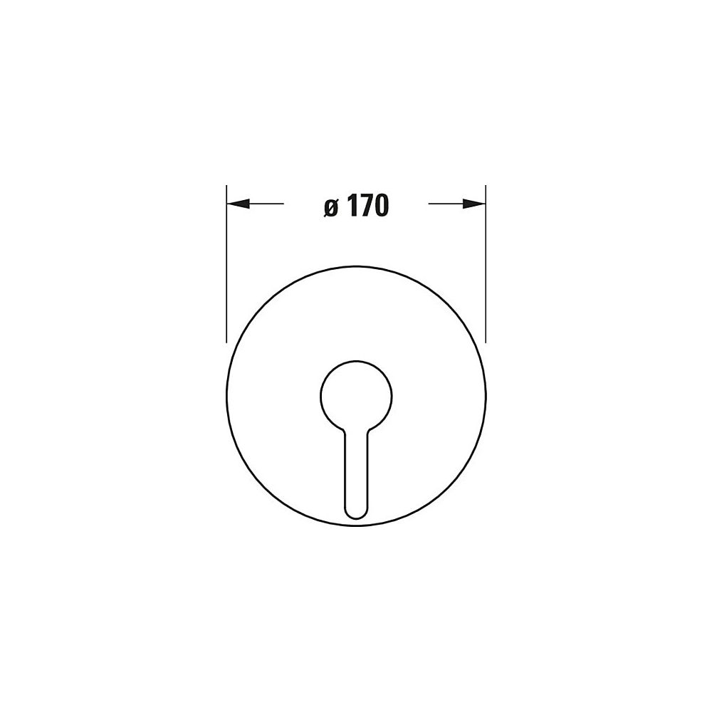 Duravit C.1 Einhebel-Brausemischer Unterputz, Anzahl Verbraucher 1, Chrom, 24,5l/... DURAVIT-C14210010010 7612158492250 (Abb. 4)