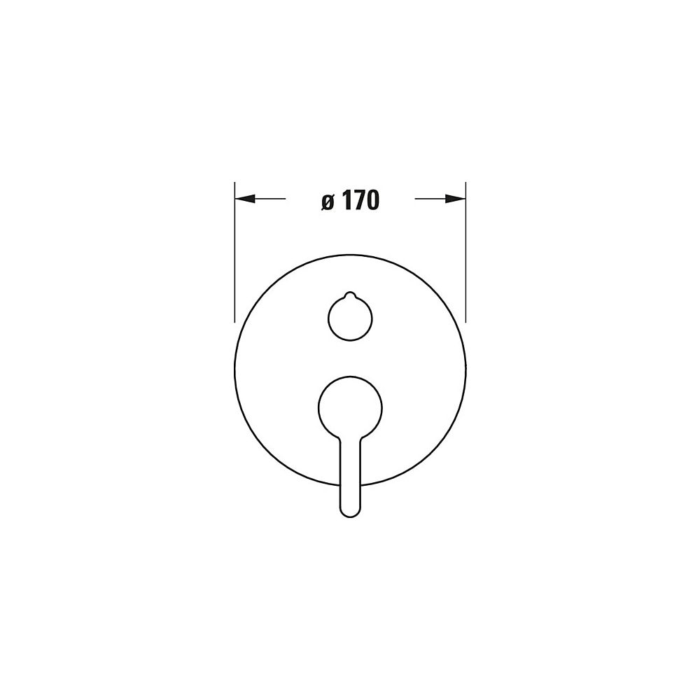 Duravit C.1 Einhebel-Brausemischer Unterputz, Anzahl Verbraucher 2, Chrom, Hand-... DURAVIT-C14210012010 7612158492274 (Abb. 10)