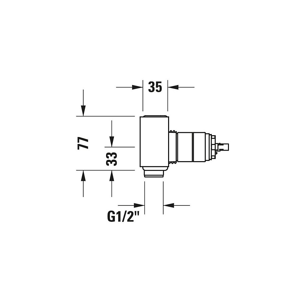 Duravit Grundkörper Unterputz Waschtisch G 1/2"... DURAVIT-GK1900002000 7612158491949 (Abb. 4)