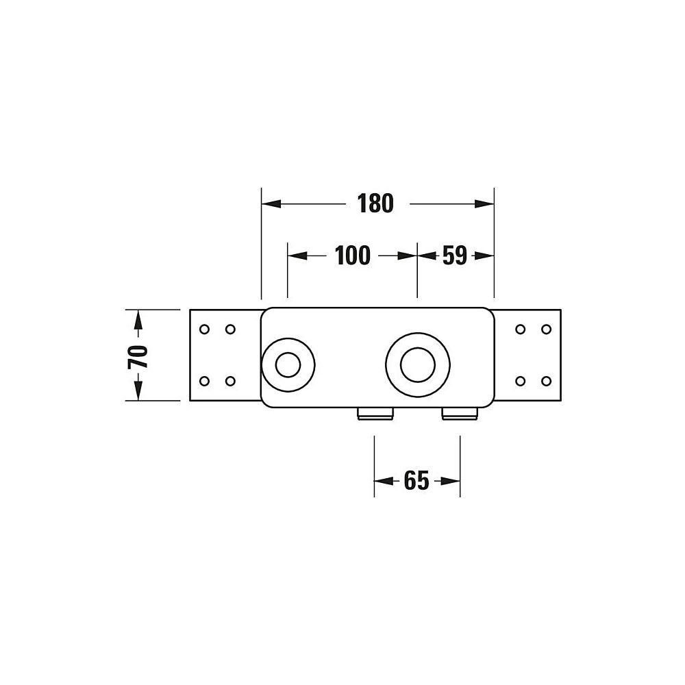 Duravit Grundkörper Unterputz Waschtisch G 1/2"... DURAVIT-GK1900002000 7612158491949 (Abb. 5)