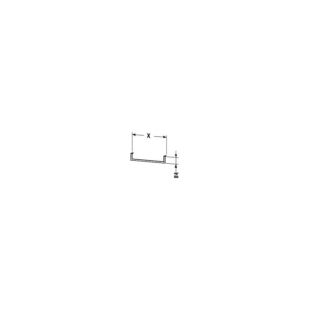 Duravit Universal Handtuchhalter 14x500x84mm, Chrom Hochglanz, Chrom, mit Befestig... DURAVIT-UV998500000 4053424035314 (Abb. 2)