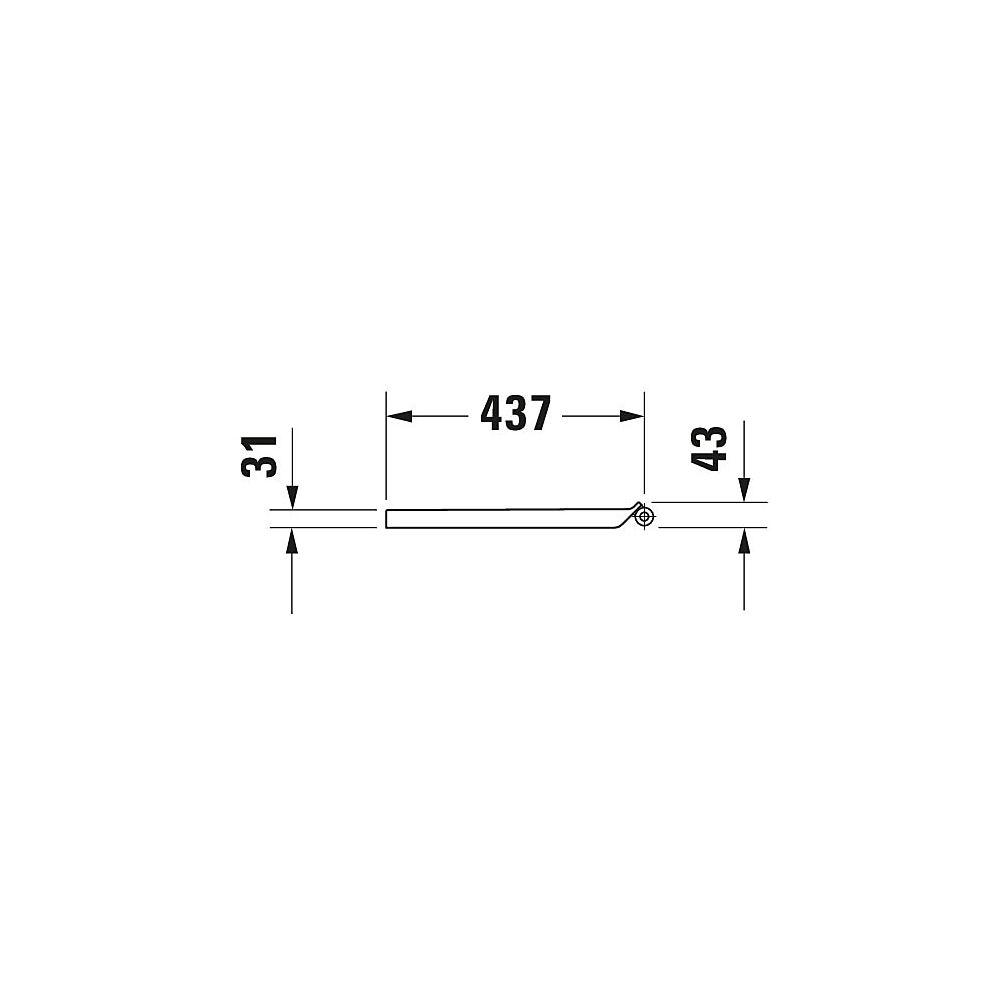 Duravit DuraStyle WC-Sitz Weiß Hochglanz, 377x43x447mm, ohne Absenkautomatik mit Wi... DURAVIT-0020610000 4053424039725 (Abb. 9)