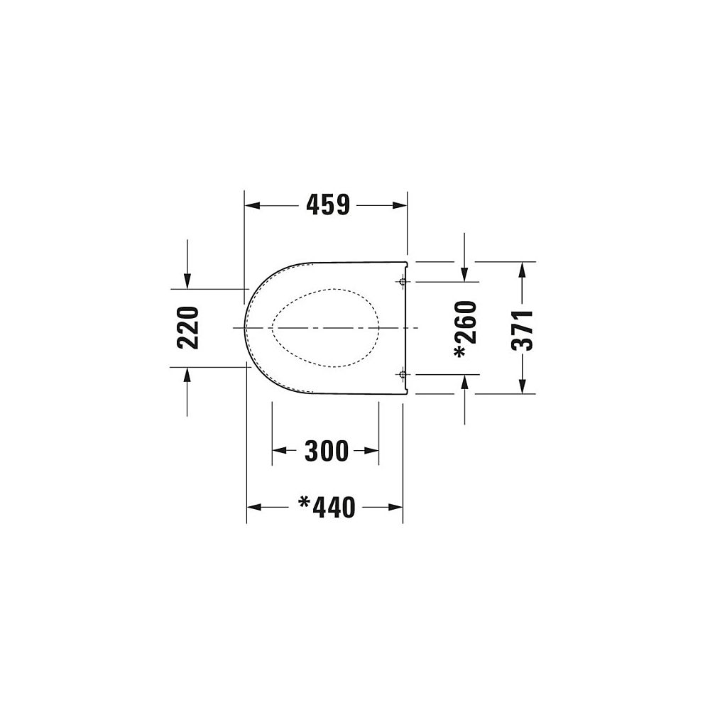 Duravit Darling New WC-Sitz Weiß Hochglanz, 371x42x459mm, mit Absenkautomatik, Sitz... DURAVIT-0021090000 4053424141190 (Abb. 3)