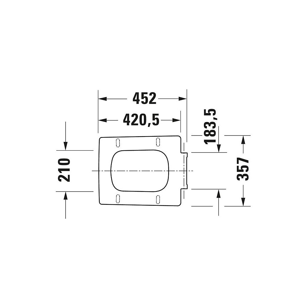 Duravit Design Classics WC-Sitz rechteckig Weiß Hochglanz, 371x63x463mm, Absenkauto... DURAVIT-0021190000 4053424682167 (Abb. 9)