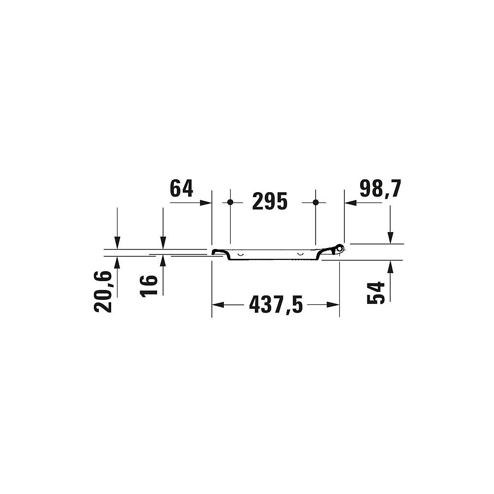 Duravit Design Classics WC-Sitz rechteckig Weiß Hochglanz, 371x63x463mm, Absenkaut... DURAVIT-0021190000 4053424682167 (Abb. 11)