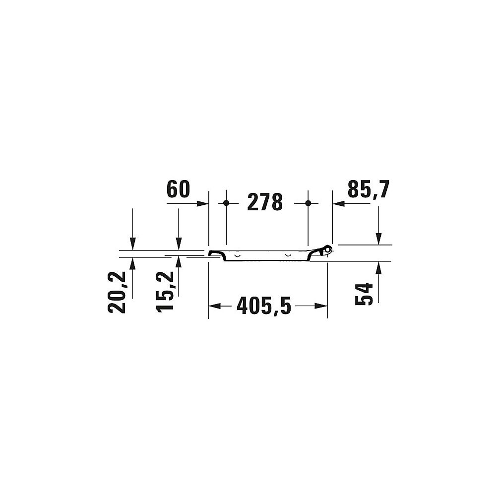 Duravit Design Classics WC-Sitz eckig Weiß Hochglanz, 371x63x433mm, mit Absenkauto... DURAVIT-0021290000 4053424682181 (Abb. 11)