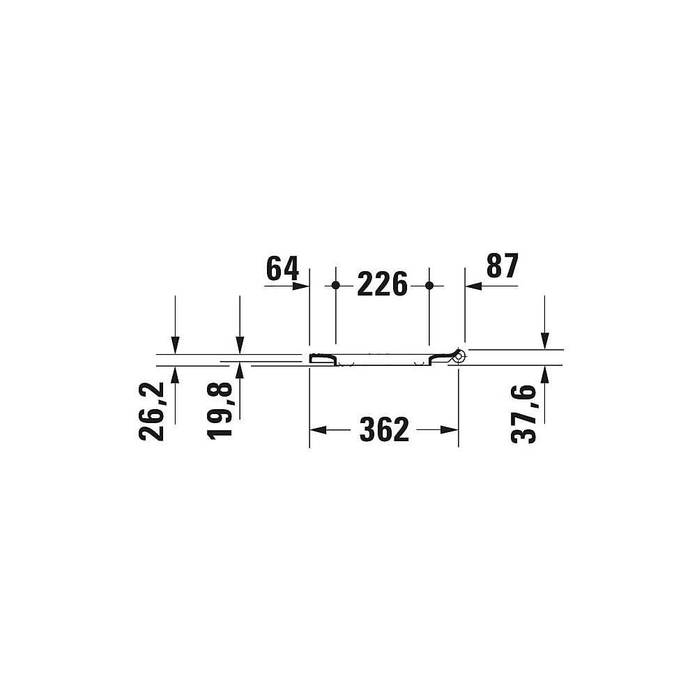 Duravit No.1 WC-Sitz rechteckig Weiß Hochglanz, 331x42x385mm, mit Absenkautomatik, ... DURAVIT-0021390000 4053424800363 (Abb. 7)