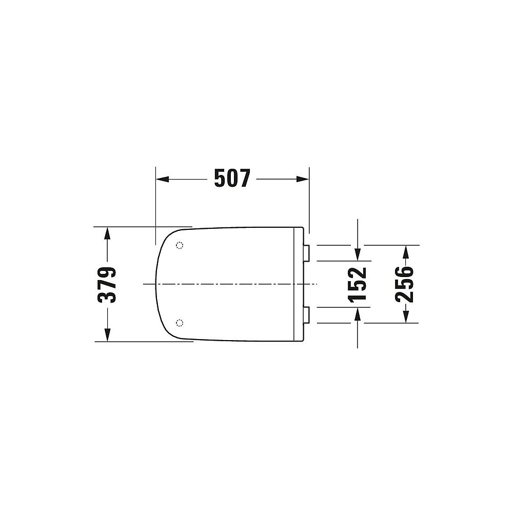 Duravit DuraStyle WC-Sitz Weiß Hochglanz 379x43x507mm, ohne Absenkautomatik, Edelst... DURAVIT-0062310000 4021534958656 (Abb. 4)