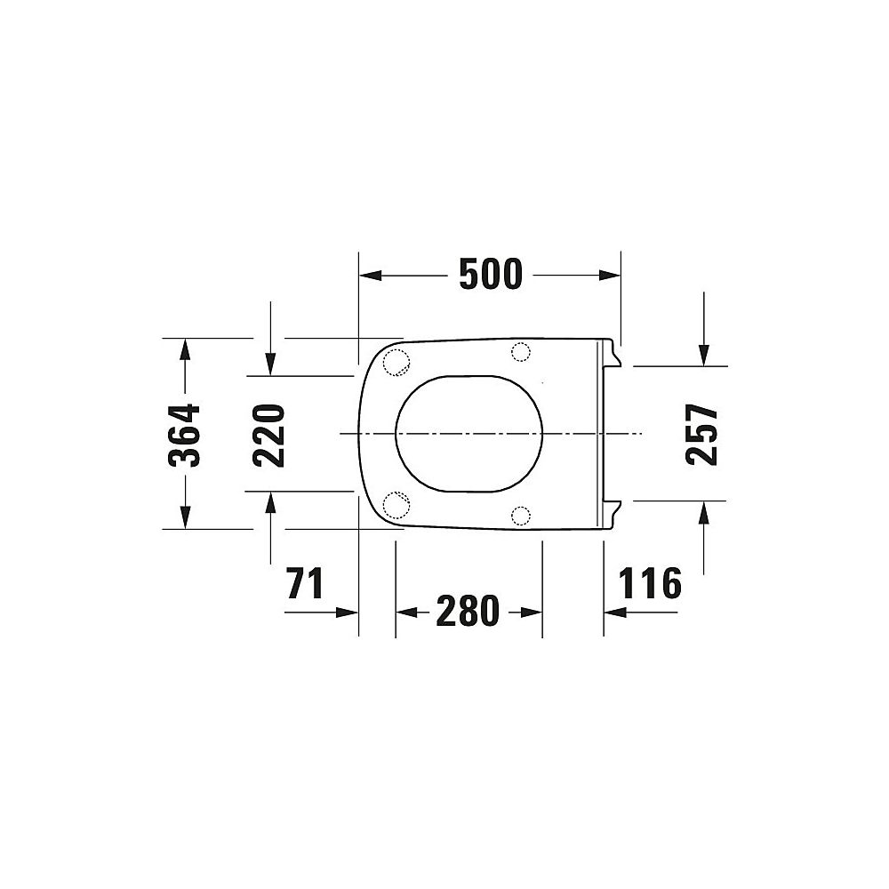 Duravit DuraStyle WC-Sitz Weiß Hochglanz 379x43x507mm, ohne Absenkautomatik, Edelst... DURAVIT-0062310000 4021534958656 (Abb. 5)