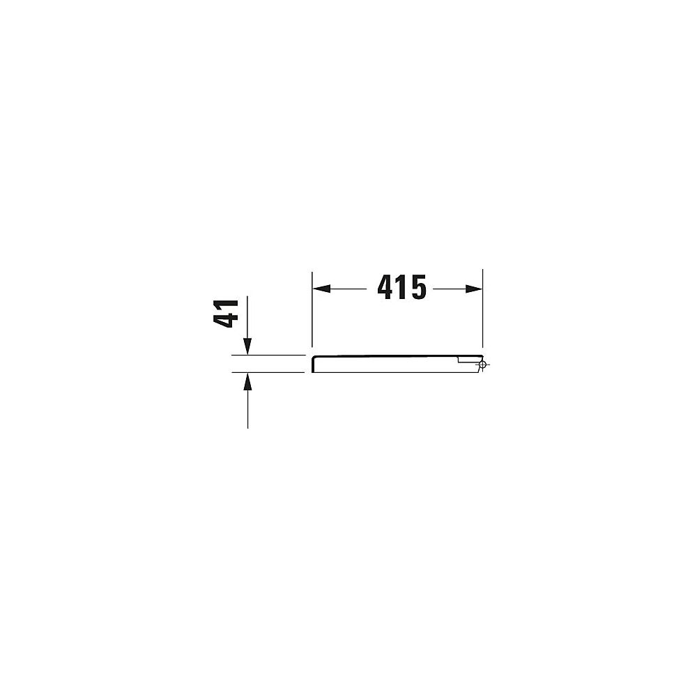 Duravit Starck 3 WC-Sitz Weiß Hochglanz 416x46x371mm, ohne Absenkautomatik, Edelsta... DURAVIT-0062410000 4021534297137 (Abb. 4)
