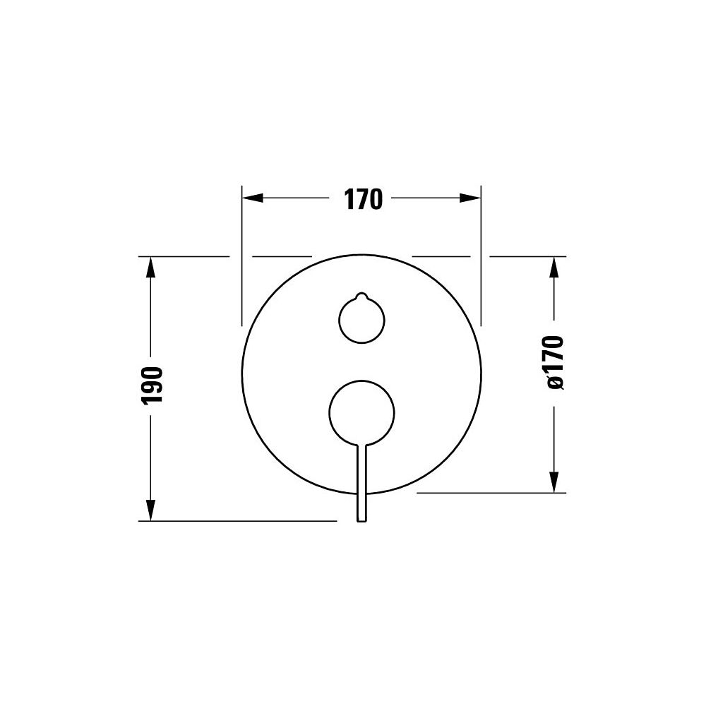 Duravit D-Neo Einhebel-Brausemischer Unterputz, 2 Verbraucher, Chrom, Handbrause,... DURAVIT-DE4210012010 4063382162953 (Abb. 7)