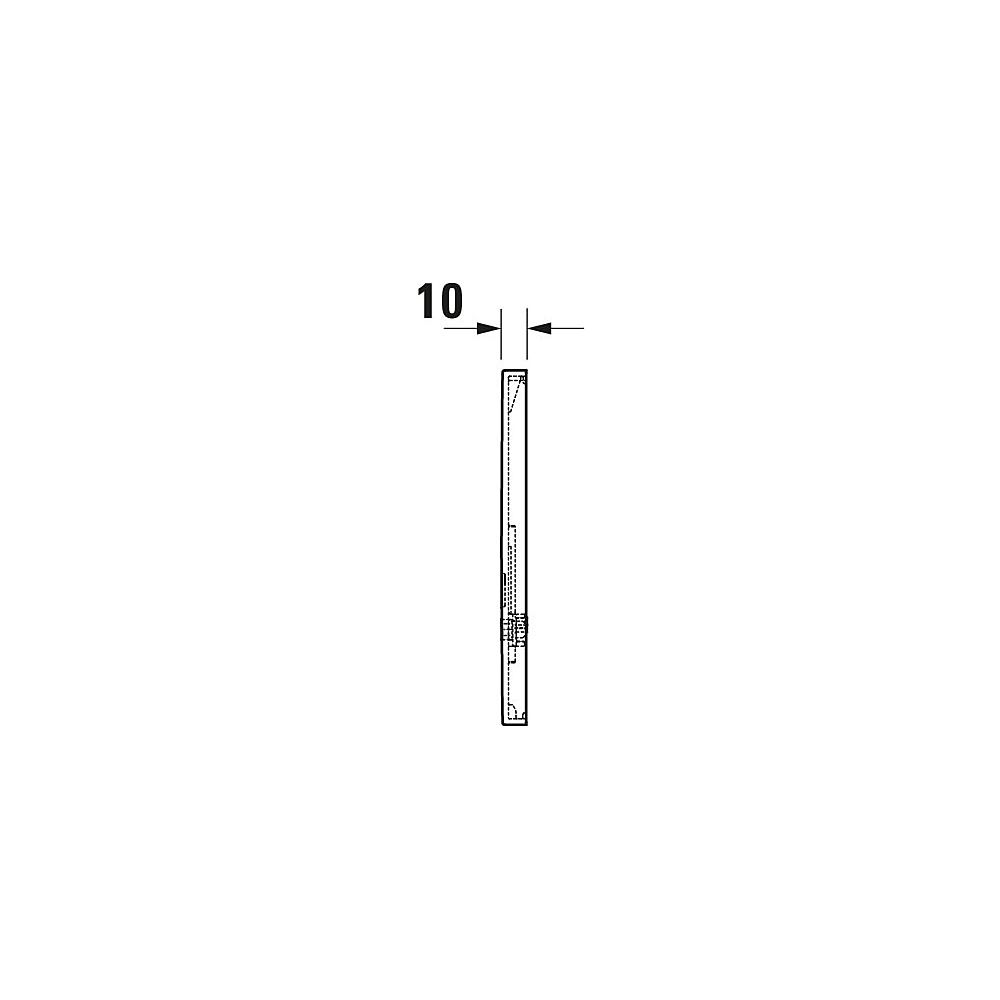 Duravit DuraSystem A2 Betätigungsplatte elektronisch für Urinal Infrarot Batterie... DURAVIT-WD5006023000 4053424507378 (Abb. 6)
