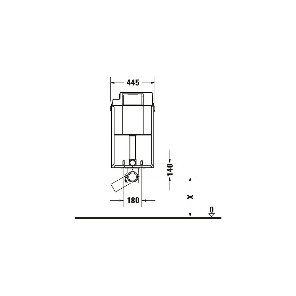 Duravit Installationselement Nasseinbau für WC DuraSystem 153x445x915mm, Nasseinb... DURAVIT-WD1015000000 4063382128614 (Abb. 3)