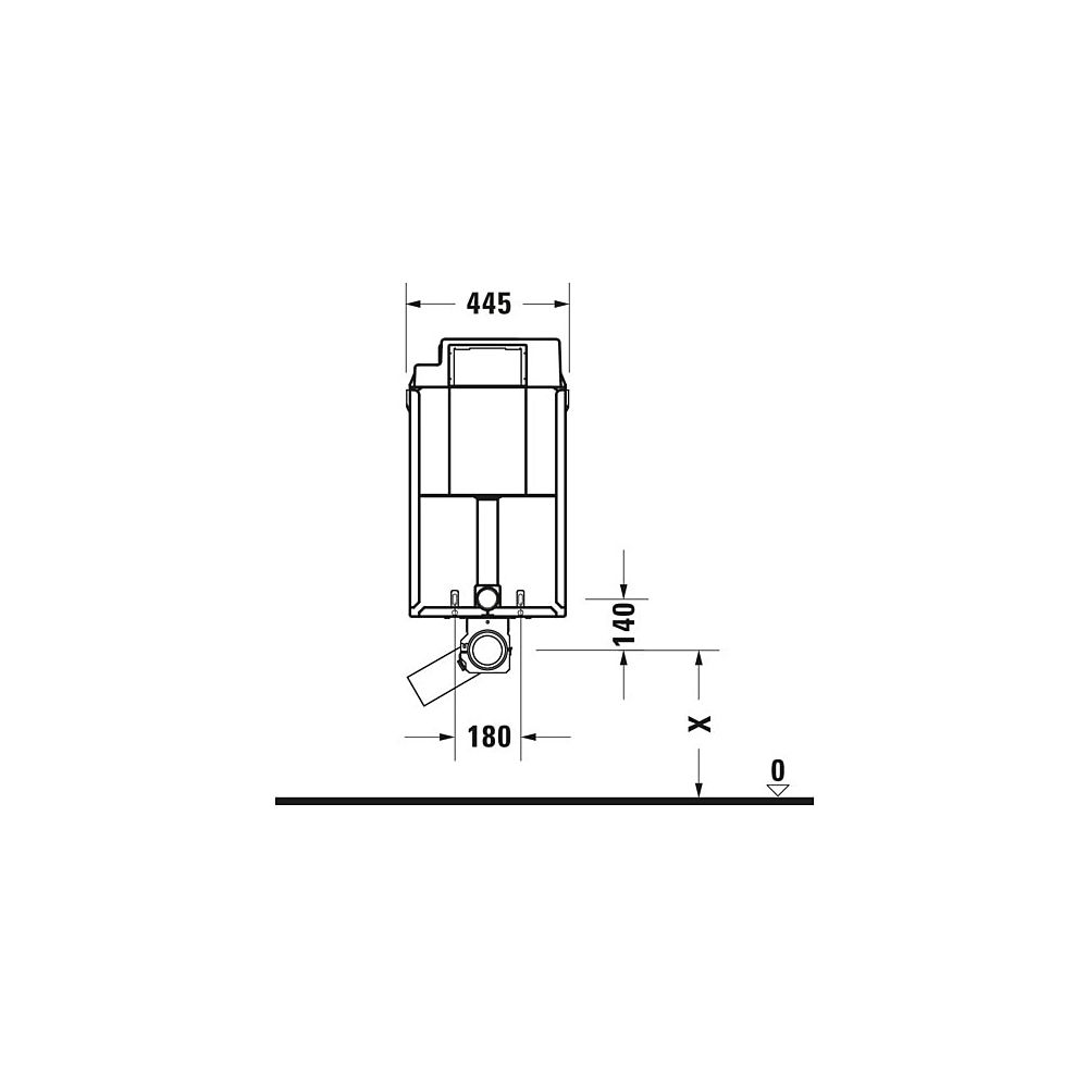 Duravit Installationselement Nasseinbau für WC DuraSystem 153x445x915mm, Nasseinb... DURAVIT-WD1015000000 4063382128614 (Abb. 5)