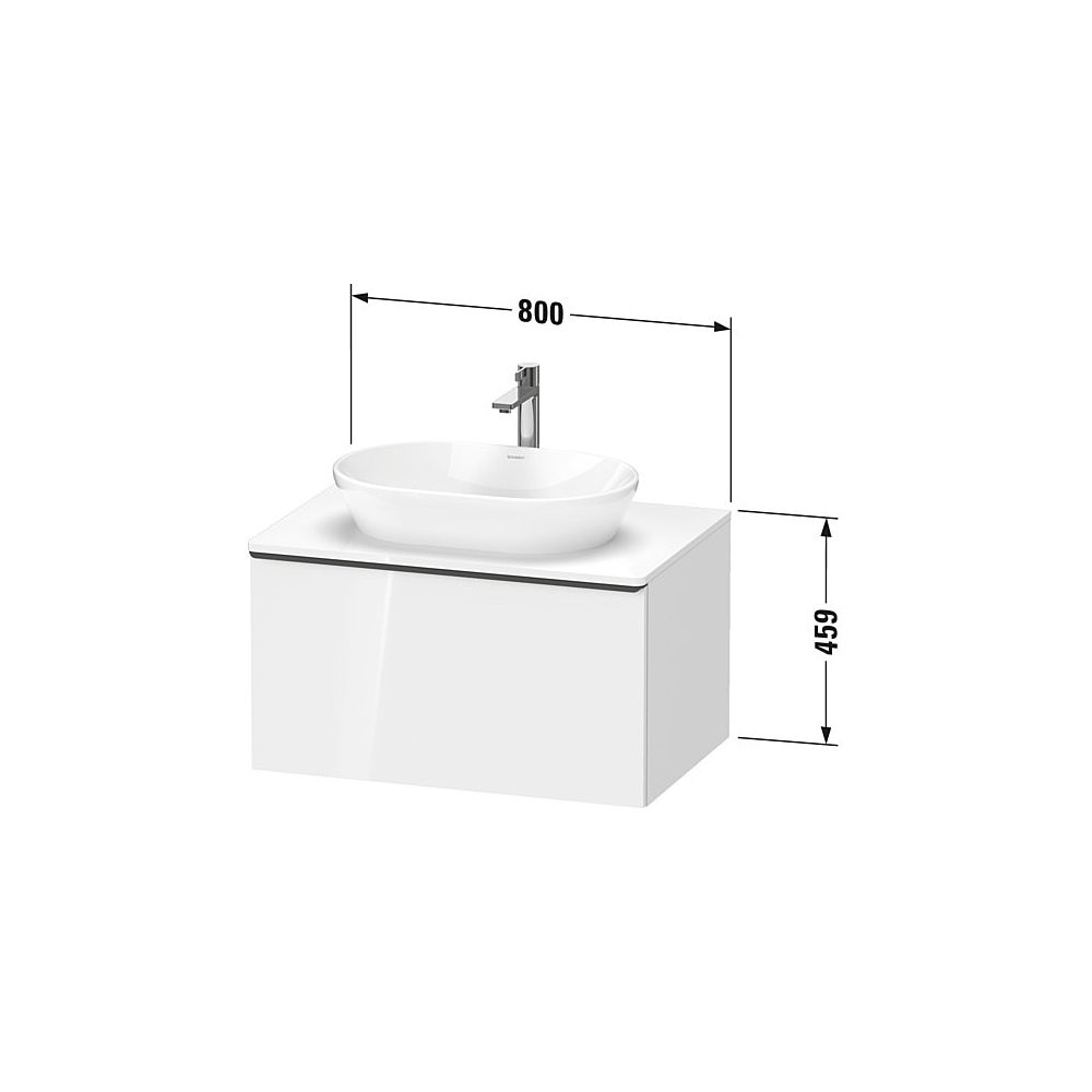Duravit D-Neo Konsolenwaschtischunterbau wandh. 550x800x459 Eiche Marmor. Matt... DURAVIT-DE4947004550000 4067116349399 (Abb. 2)