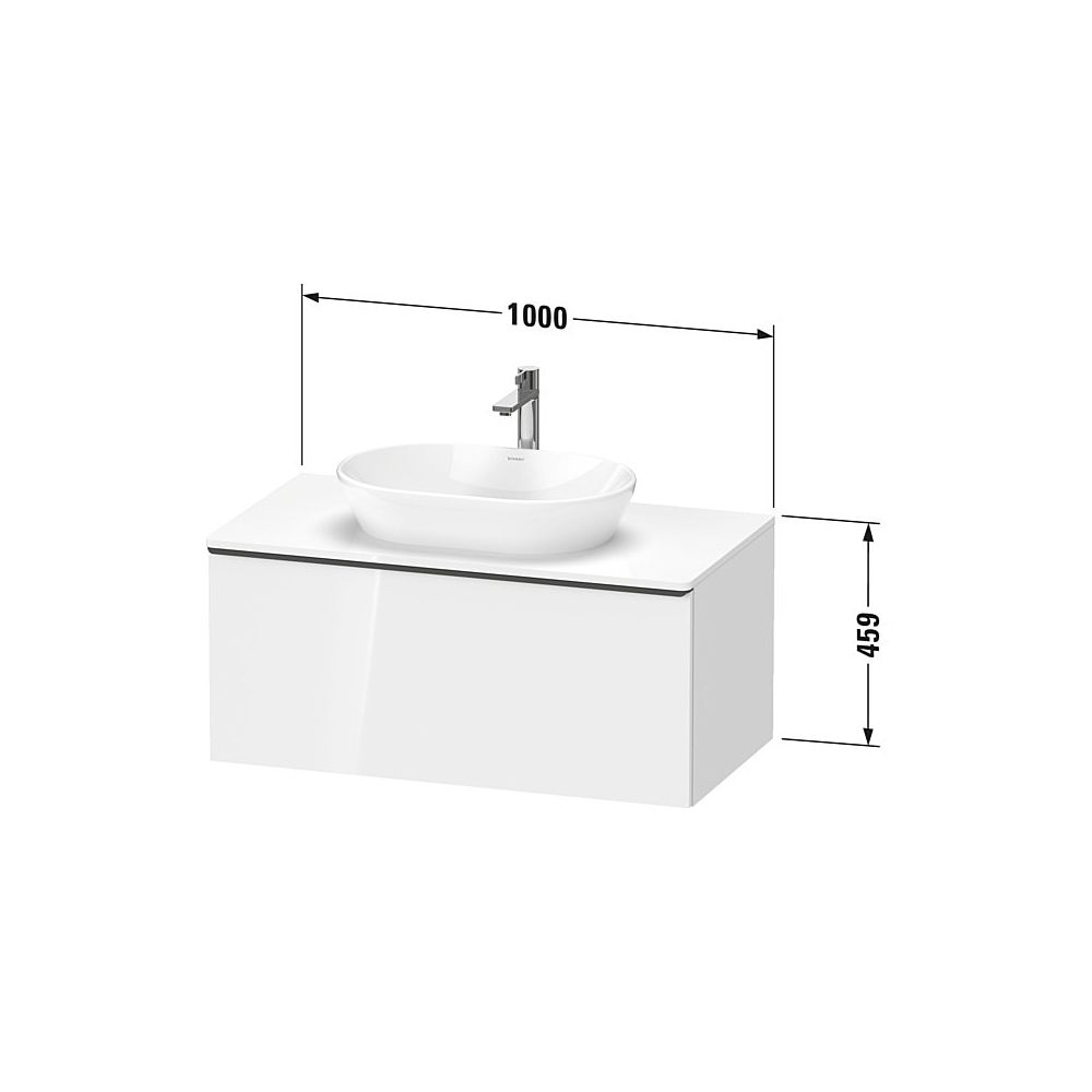 Duravit D-Neo Konsolenwaschtischunterbau wandh. 550x1000x459 Eiche Marmor. Mat... DURAVIT-DE4948010550000 4067116349658 (Abb. 2)