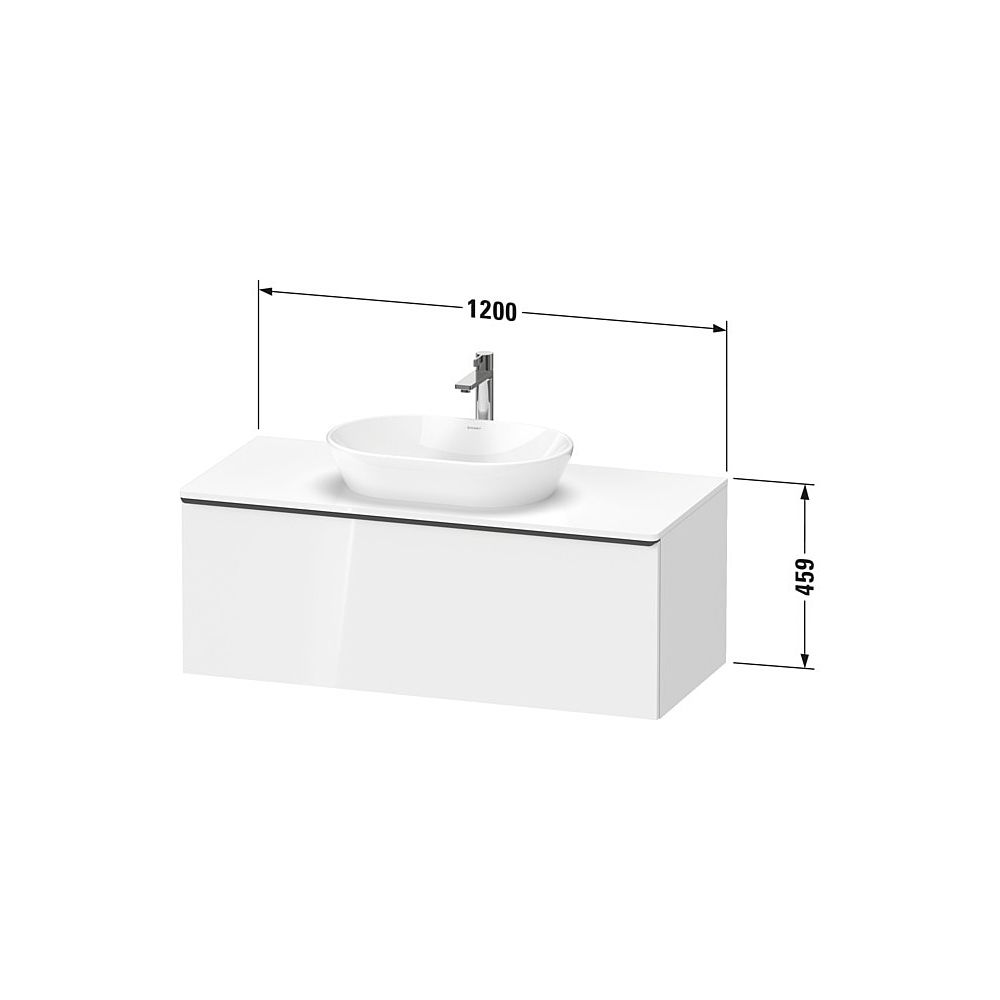 Duravit D-Neo Konsolenwaschtischunterbau wandh. 550x1200x459 Eiche Marmor. Mat... DURAVIT-DE4949010550000 4067116349702 (Abb. 2)
