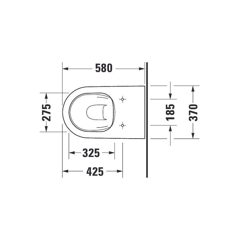 Duravit D-Neo Stand WC 580x370x400mm, Weiß Hochglanz, HygieneGlaze, Back to wall, ... DURAVIT-2003092000 4063382016751 (Abb. 16)
