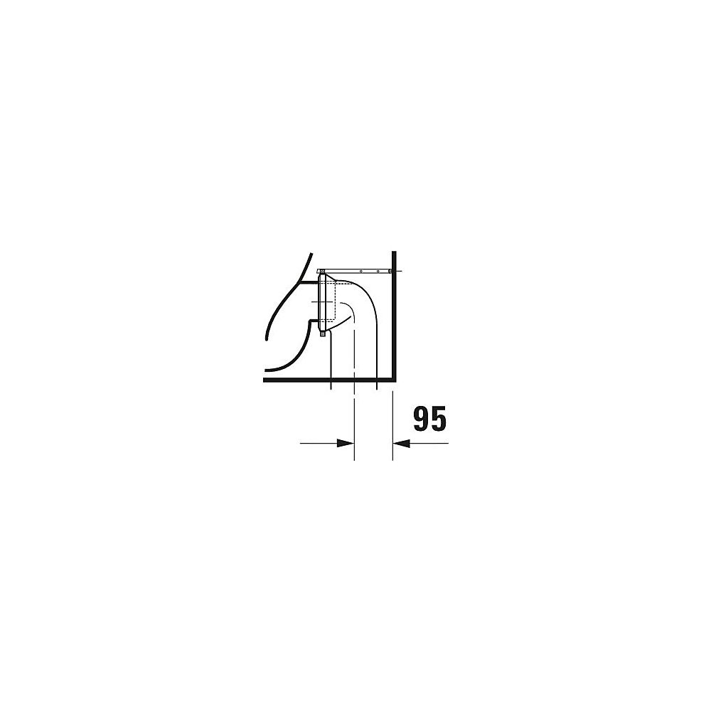 Duravit D-Neo Stand WC 580x370x400mm, Weiß Hochglanz, HygieneGlaze, Back to wall, ... DURAVIT-2003092000 4063382016751 (Abb. 20)