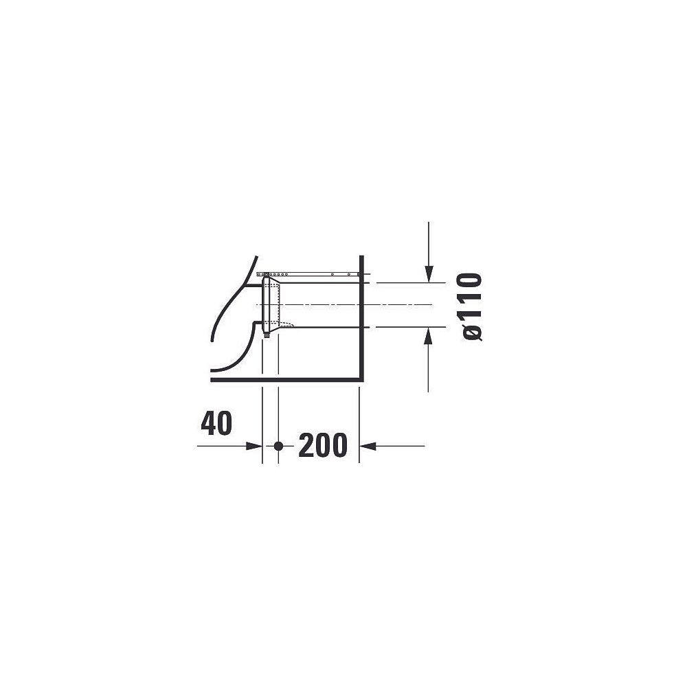 Duravit D-Neo Stand WC für Kombination 650x370x415mm, Weiß Hochglanz, 4/2l, Tiefsp... DURAVIT-2002090000 4063382016065 (Abb. 17)