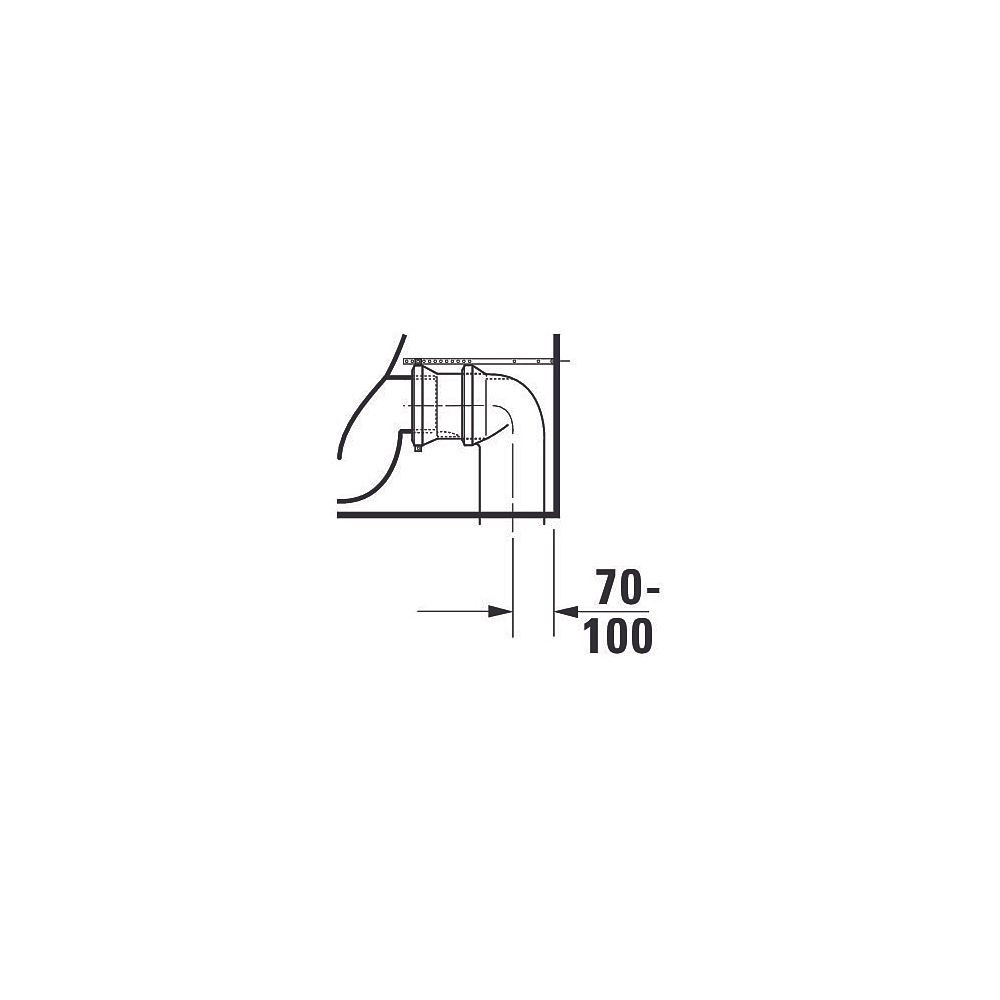 Duravit D-Neo Stand WC für Kombination 650x370x415mm, Weiß Hochglanz, 4/2l, Tiefsp... DURAVIT-2002090000 4063382016065 (Abb. 18)