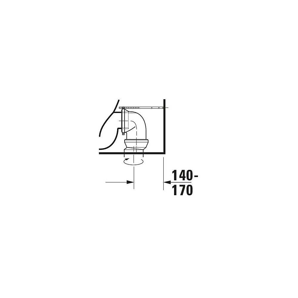 Duravit D-Neo Stand WC für Kombination 650x370x415mm, Weiß Hochglanz, 4/2l, Tiefsp... DURAVIT-2002090000 4063382016065 (Abb. 31)