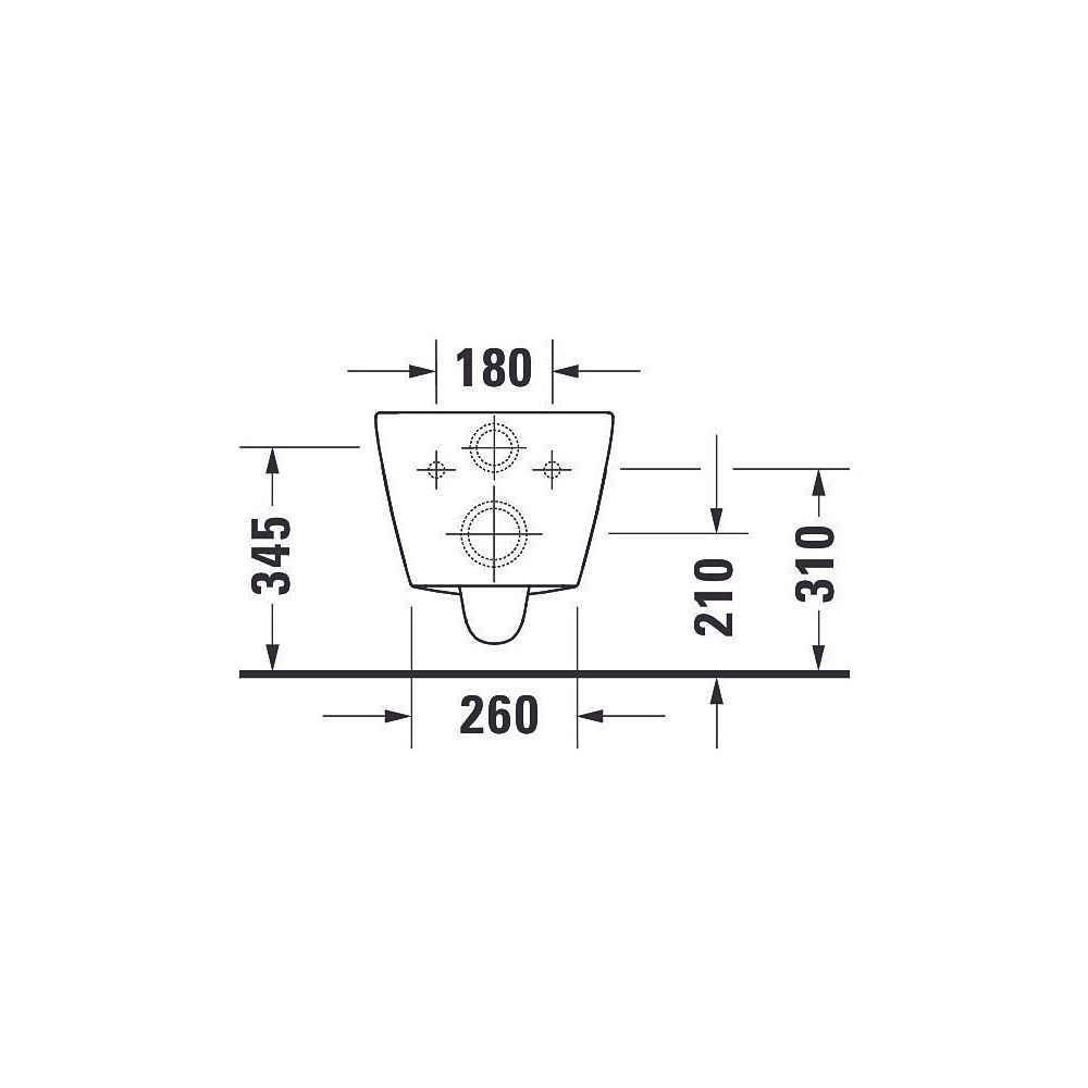 Duravit D-Neo Wand-WC 480x370x400mm, Weiß Hochglanz, 4,5l, Tiefspüler, rimless, wa... DURAVIT-2587090000 4063382111265 (Abb. 18)
