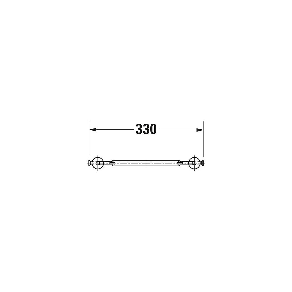 Duravit Starck 3 Klapprost, Oberflächenbehandlung Verchromt... DURAVIT-0050011000 4021534279577 (Abb. 12)