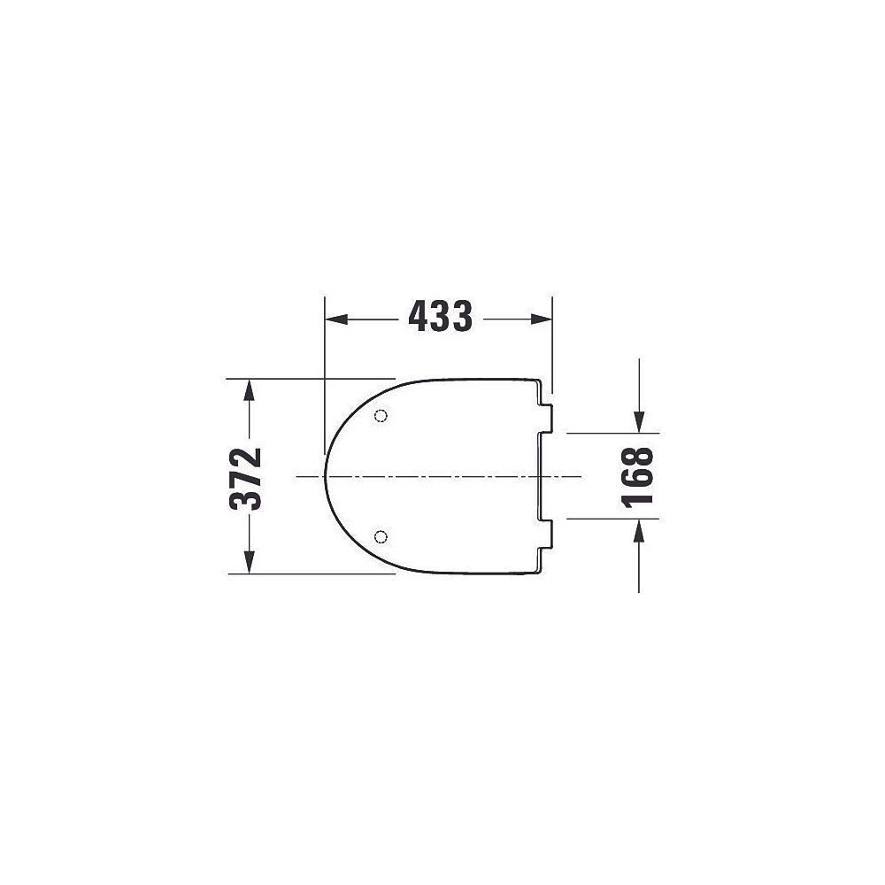Duravit No.1 WC-Sitz rechteckig Weiß Hochglanz, 369x42x433mm, mit Absenkautomatik,... DURAVIT-0026190000 4053424981901 (Abb. 17)