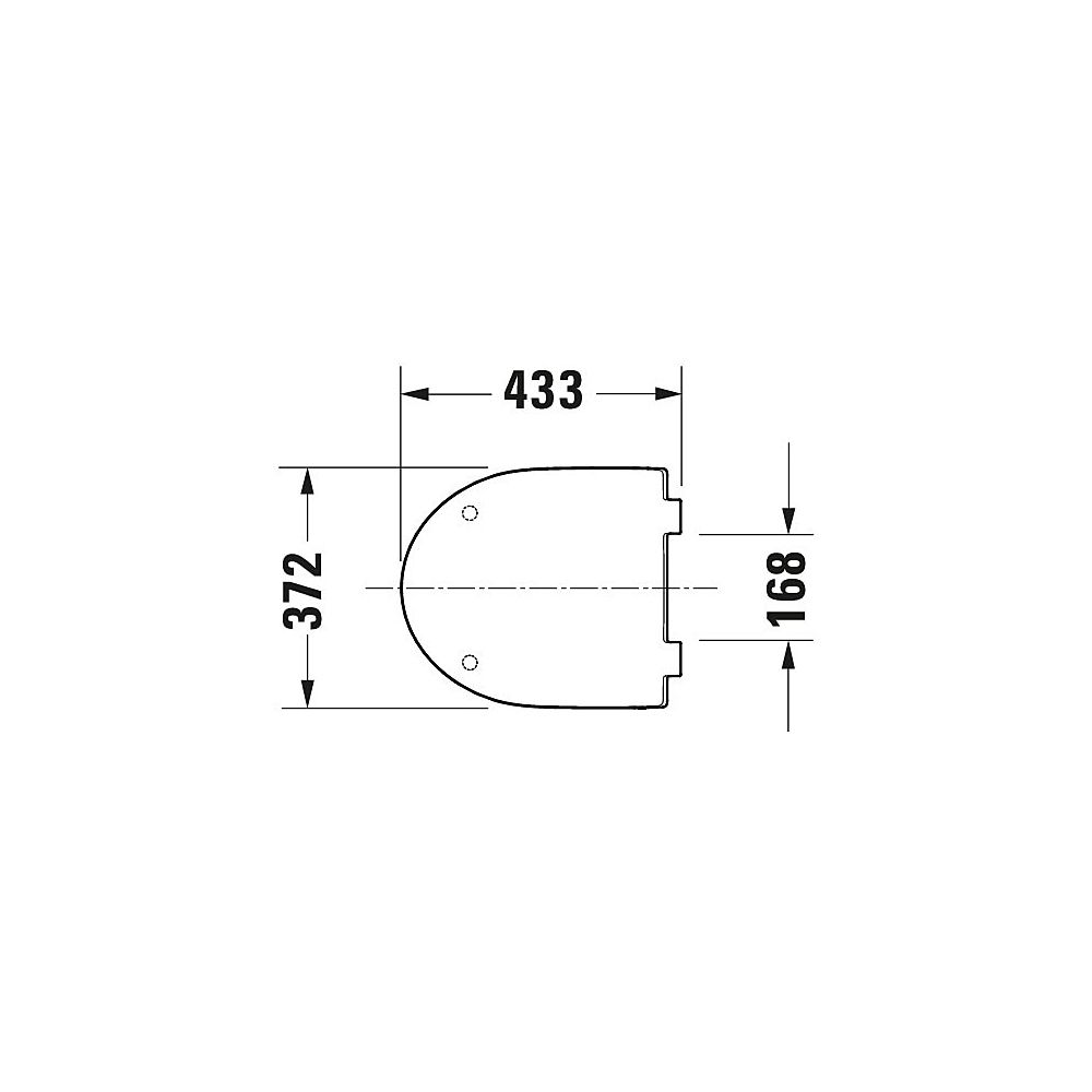 Duravit No.1 WC-Sitz rechteckig Weiß Hochglanz, 369x42x433mm, ohne Absenkautomatik... DURAVIT-0026110000 4053424981895 (Abb. 21)