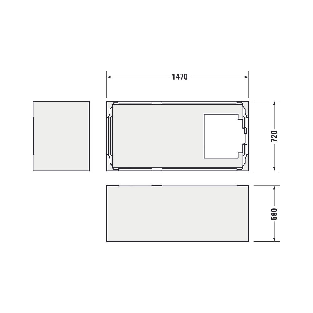Duravit D-Neo Badewanne 485x750x1500mm, 202l, Weiß glänzend, Rechteckig, Einb... DURAVIT-700471000000000 4063382129628 (Abb. 14)