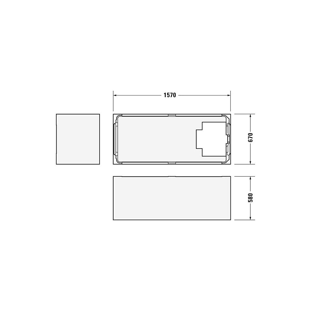 Duravit D-Neo Badewanne 485x700x1600mm, 200l, Weiß glänzend, Rechteckig, Einb... DURAVIT-700472000000000 4063382129642 (Abb. 19)