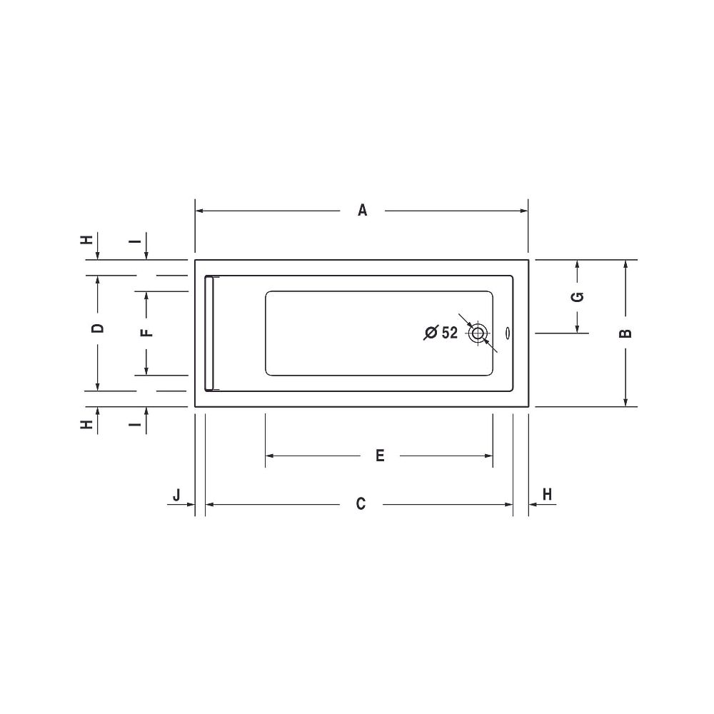 Duravit Starck Wannen Whirlwanne Rechteckig, Einbau, 750x1700x480mm Air-System... DURAVIT-760335000AS0000 4053424453521 (Abb. 5)