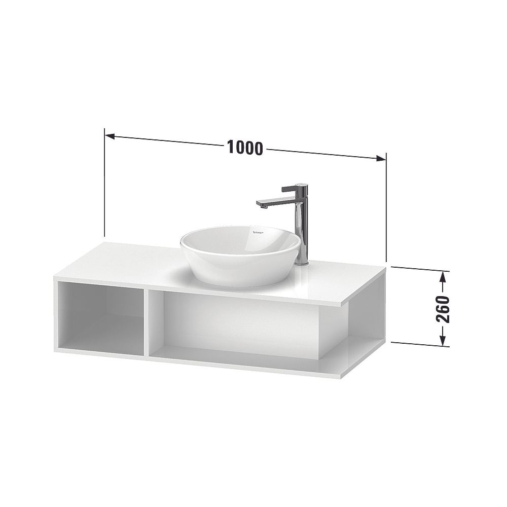 Duravit D-Neo Konsolenwaschtischunterbau wandh. 480x1000x260mm, Compact, Natur Eic... DURAVIT-DE493903030 4063382165954 (Abb. 4)