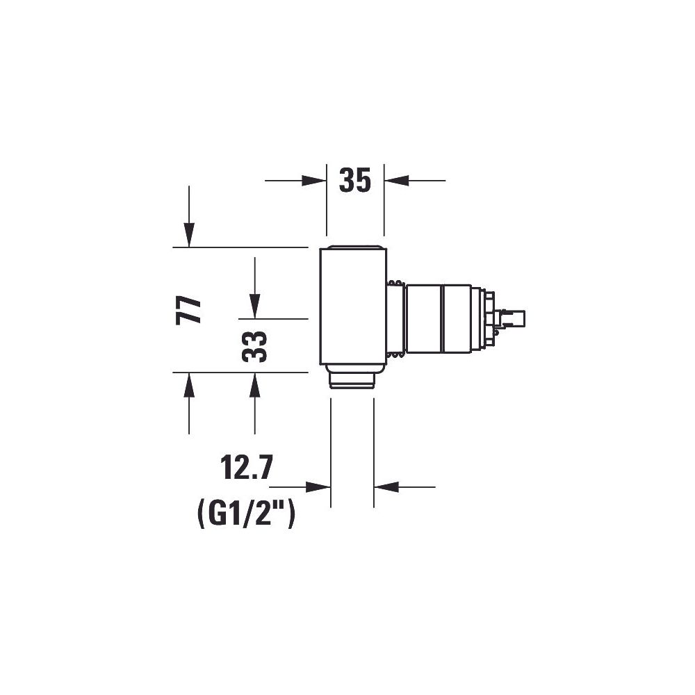Duravit Grundkörper Unterputz Waschtisch G 1/2"... DURAVIT-GK1900002000 7612158491949 (Abb. 6)