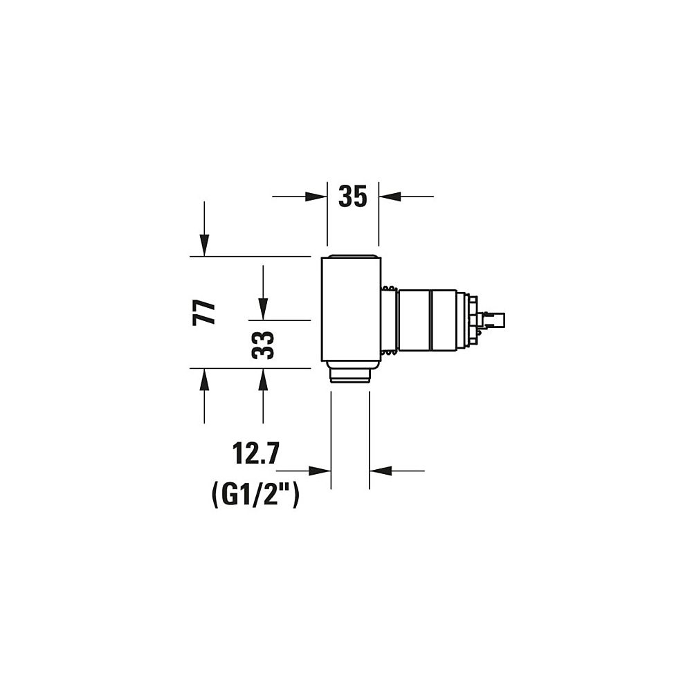 Duravit Grundkörper Unterputz Waschtisch G 1/2"... DURAVIT-GK1900002000 7612158491949 (Abb. 7)