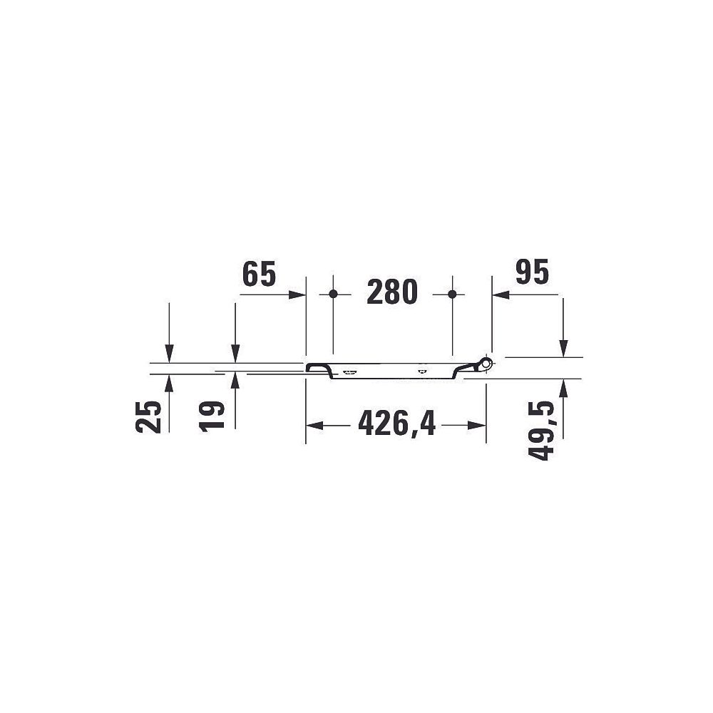 Duravit White Tulip WC-Sitz Weiß Hochglanz, 372x65x466mm, mit Absenkautomatik, Sit... DURAVIT-0027090000 4063382101730 (Abb. 26)