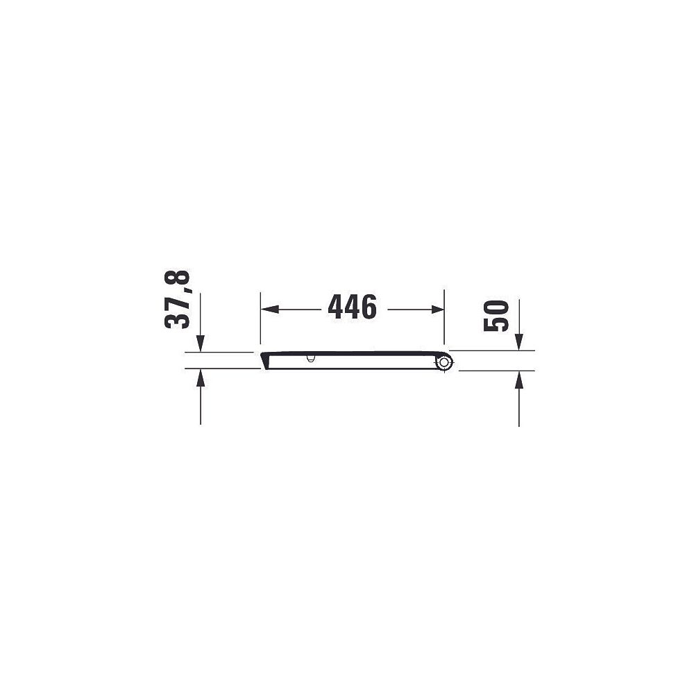 Duravit White Tulip WC-Sitz Weiß Hochglanz, 372x65x466mm, mit Absenkautomatik, Sit... DURAVIT-0027090000 4063382101730 (Abb. 27)
