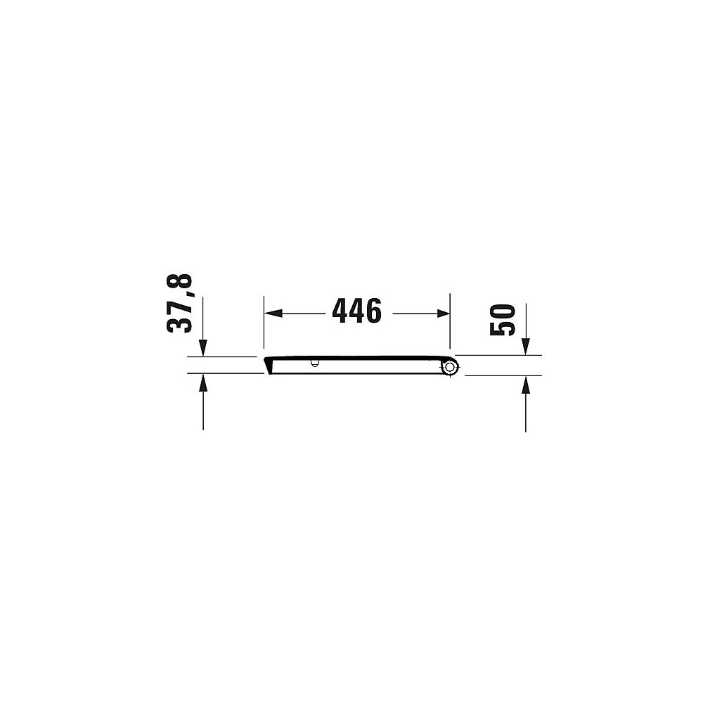 Duravit White Tulip WC-Sitz Weiß Hochglanz, 372x65x466mm, mit Absenkautomatik, Sit... DURAVIT-0027090000 4063382101730 (Abb. 31)