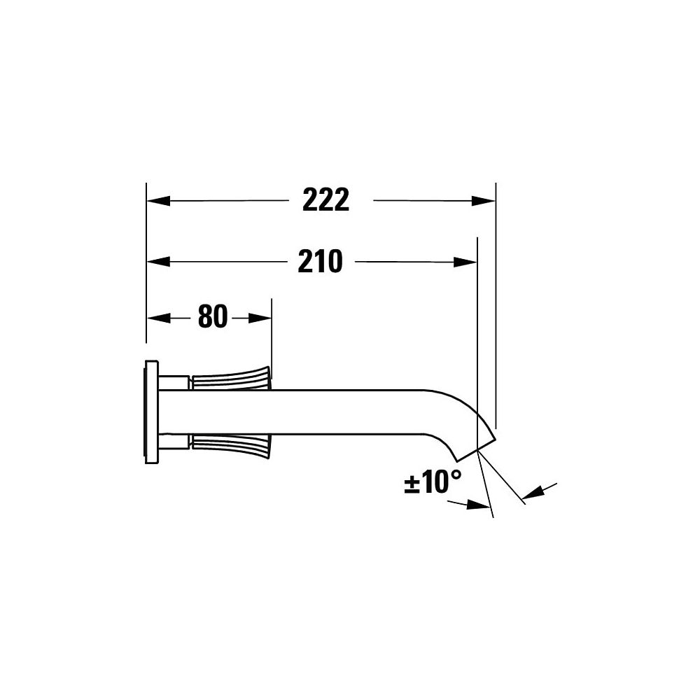 Duravit White Tulip Einhebel-Waschtischmischer, Chrom, 5l/min, Hebelgriff, Ausla... DURAVIT-WT1070004010 8000177309168 (Abb. 14)
