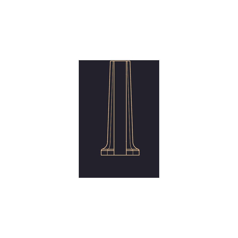 Duravit Serie 1930 Standsäule aus Keramik 260x270x675mm, Weiß Hochglanz, WonderGli... DURAVIT-08579100001 4021534195662 (Abb. 5)