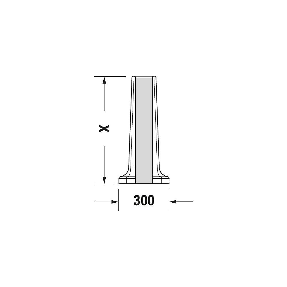 Duravit Serie 1930 Standsäule aus Keramik 300x296x630mm, Weiß Hochglanz, bodensteh... DURAVIT-0857900000 4021534107894 (Abb. 12)