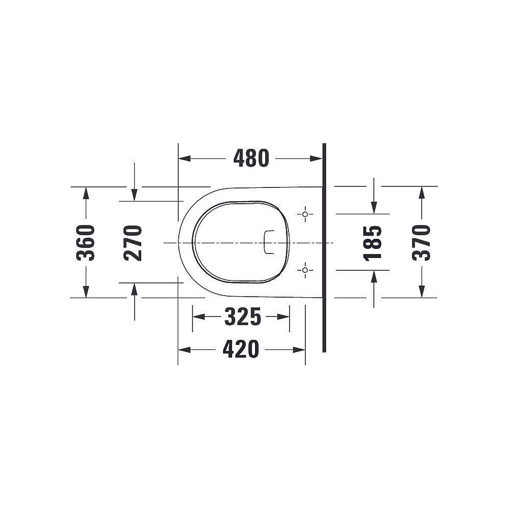 Duravit D-Neo Wand-WC 480x370x365mm, Weiß Hochglanz, 4,5l, Tiefspüler, rimless, wa... DURAVIT-2588090000 4063382135728 (Abb. 20)