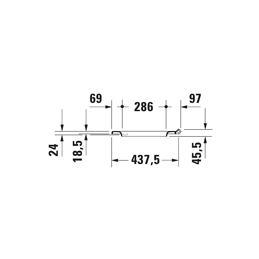 Duravit ME by Starck WC-Sitz Weiß Hochglanz, 374x40x458mm, mit Absenkautomatik, Si... DURAVIT-0020090000 4053424307220 (Abb. 71)