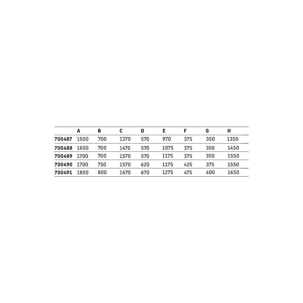 Duravit No.1 Badewanne 420x750x1700mm, 145l, Weiß glänzend, Rechteckig, Einba... DURAVIT-700490000000000 4063382185396 (Abb. 16)
