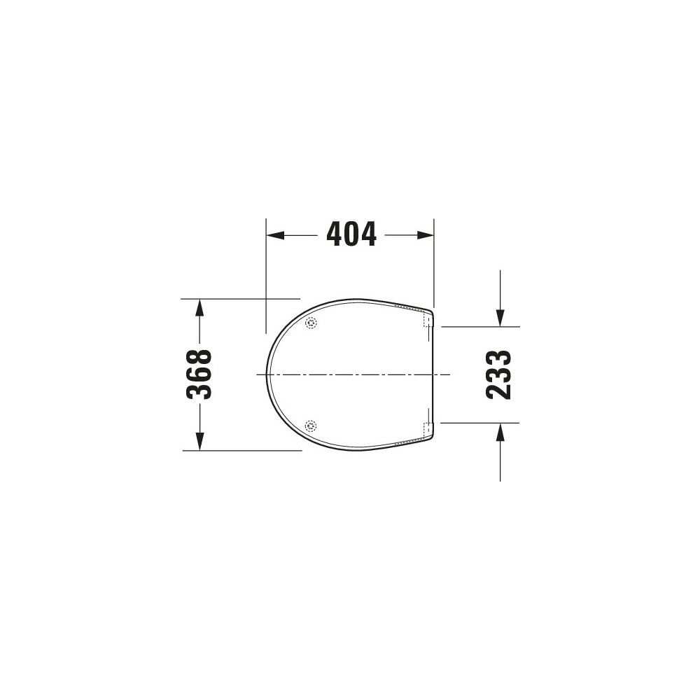 Duravit Design Classics WC-Sitz Weiß Hochglanz 404x37x368mm ohne Absenkautomatik Ed... DURAVIT-0066810000 4021534151712 (Abb. 5)