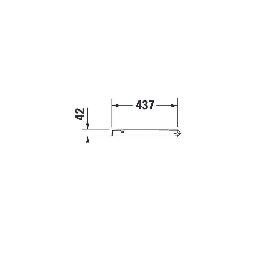 Duravit Starck 1 WC-Sitz Weiß HG 420x42x453mm mit Absenkautomatik, Sitzgarnitur ab... DURAVIT-0065880099 4021534843365 (Abb. 18)