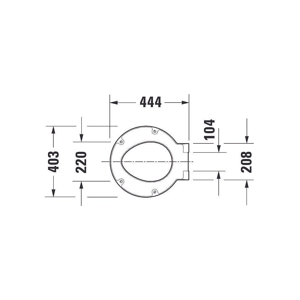 Duravit Starck 1 WC-Sitz Weiß HG 420x42x453mm mit Absenkautomatik, Sitzgarnitur ab... DURAVIT-0065880099 4021534843365 (Abb. 19)